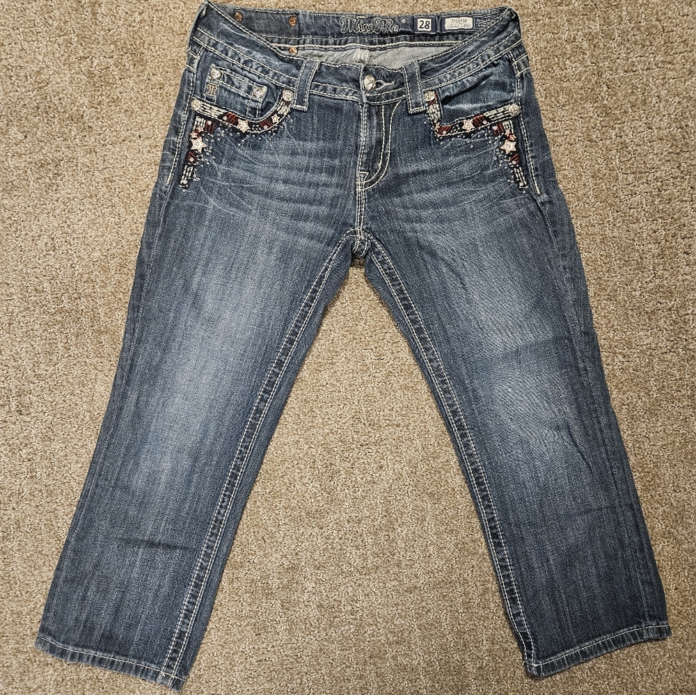 Miss Me Capris Size 28
